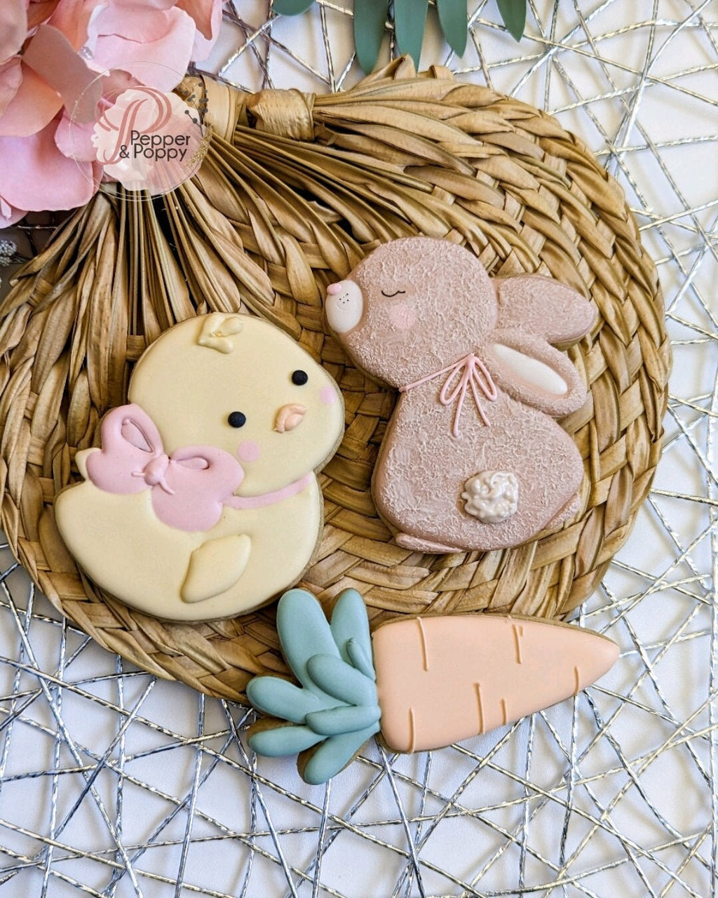 Easter Bunny and Chick Cookie Cutter