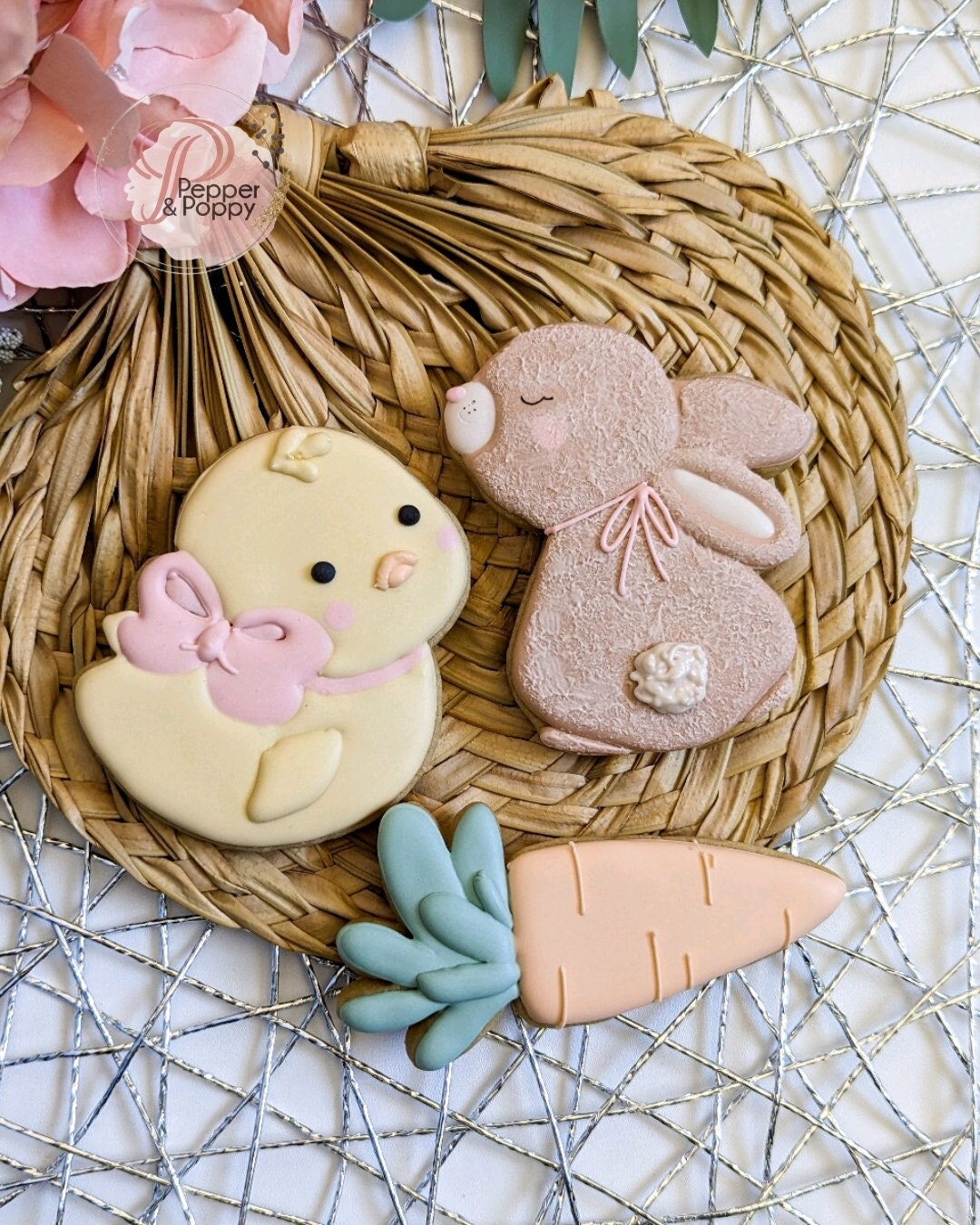 Easter Bunny and Chick Cookie Cutter