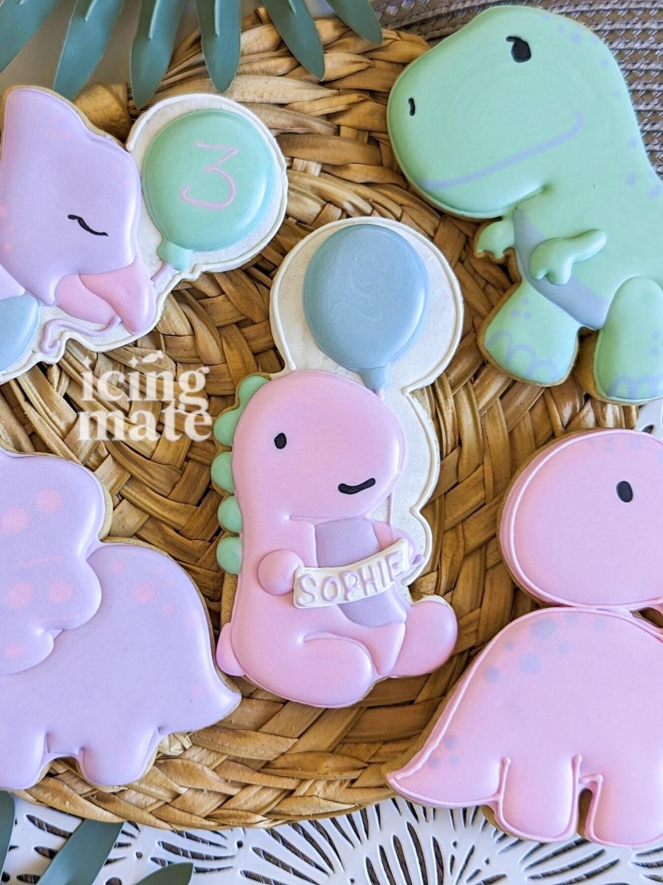Three Rex- Dinosaur cookie cutter set