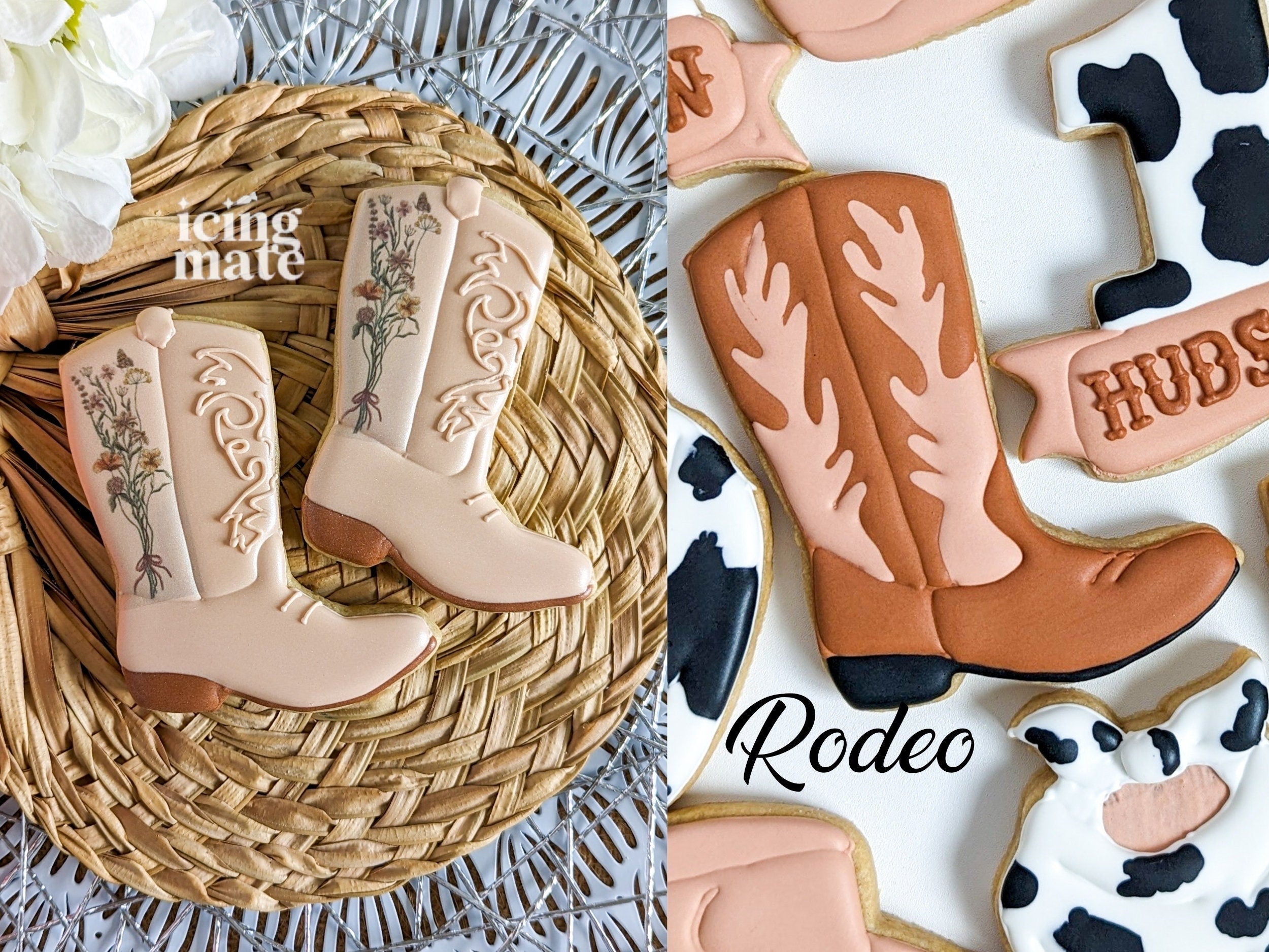 Boot Cookie Cutters - cowgirl/cowboy