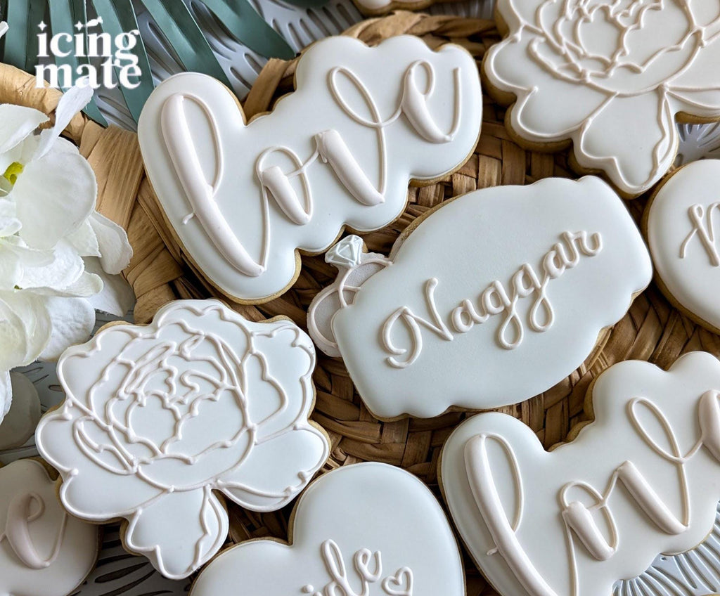 Bridal- White Wedding Cookie Cutters