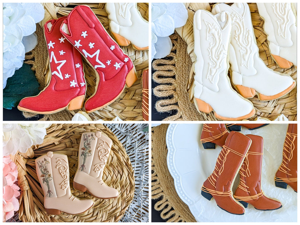 Boot Cookie Cutters - cowgirl/cowboy