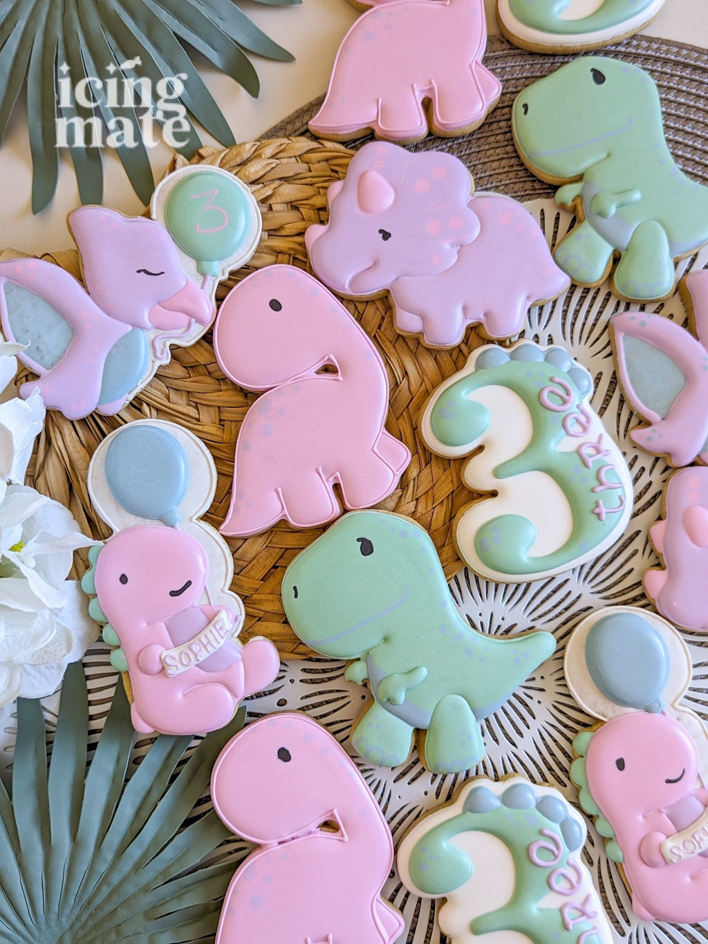 Three Rex- Dinosaur cookie cutter set