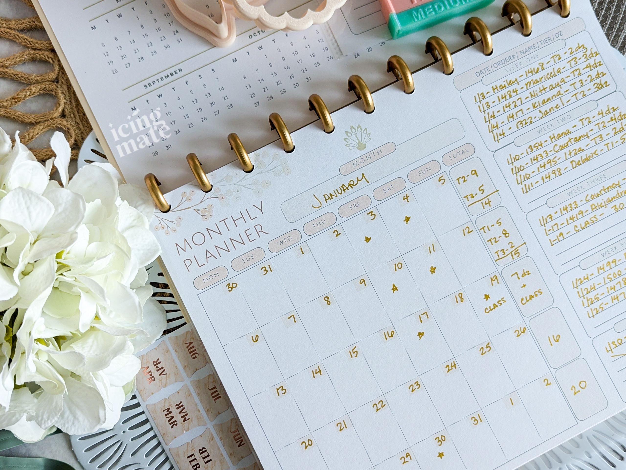 Refills for Cookie Planner - physical planner