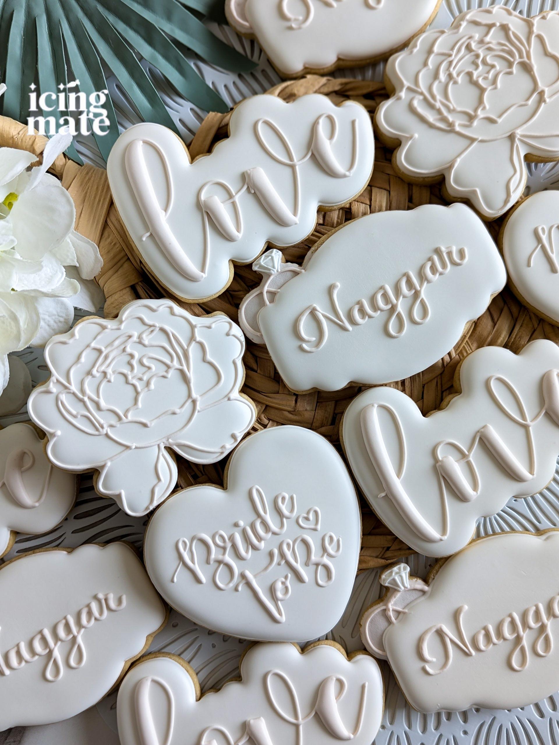 Bridal- White Wedding Cookie Cutters