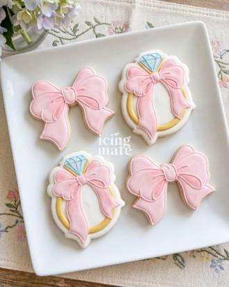 Bow 5 Cookie Cutter- Double Bow Ribbon