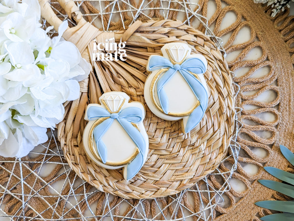 Bow Ring Cookie Cutter- Bridal, Wedding