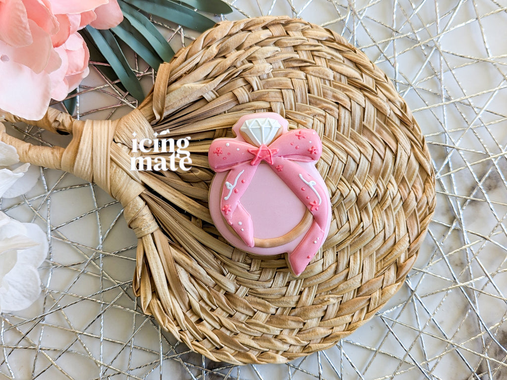 Bow Ring Cookie Cutter- Bridal, Wedding