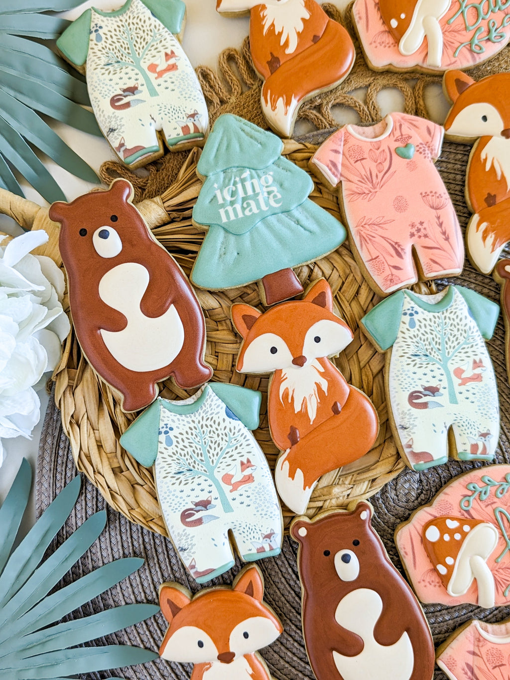 Woodland Cookie Cutters- Fox, Bear, Hedgehog
