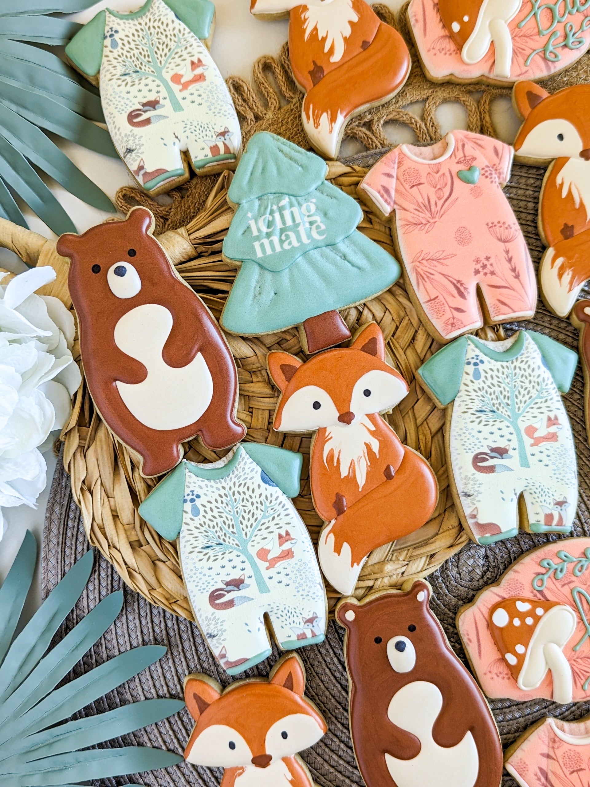 Woodland Cookie Cutters- Fox, Bear, Hedgehog