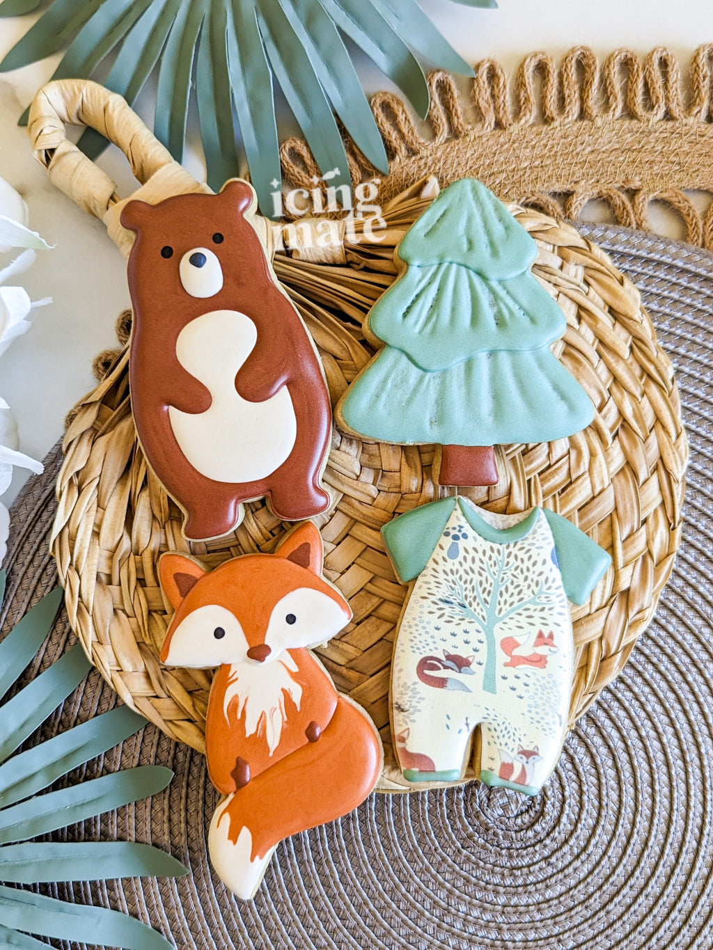 Woodland Cookie Cutters- Fox, Bear, Hedgehog