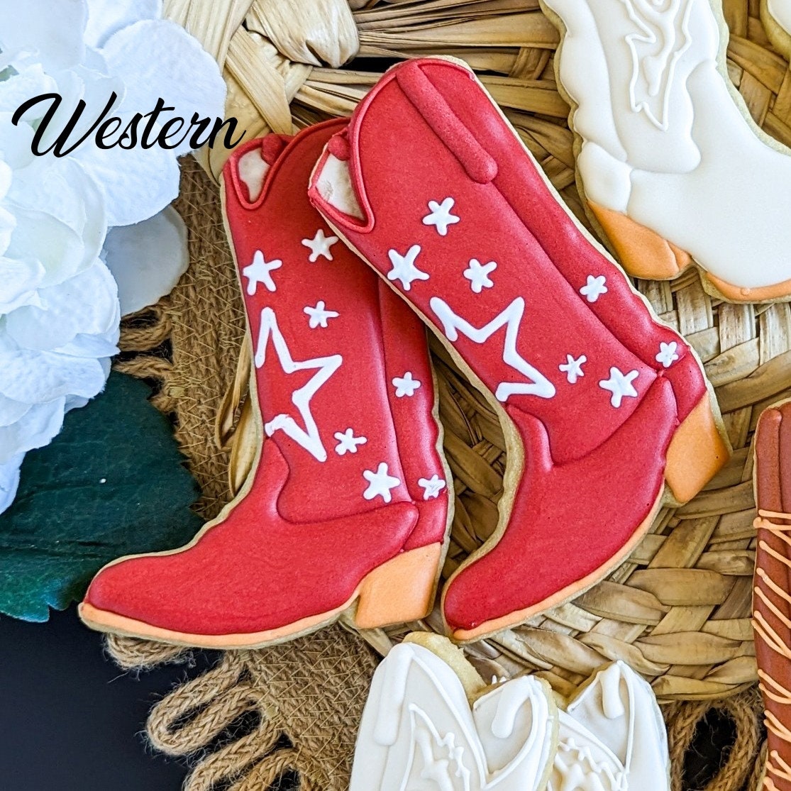 Boot Cookie Cutters - cowgirl/cowboy