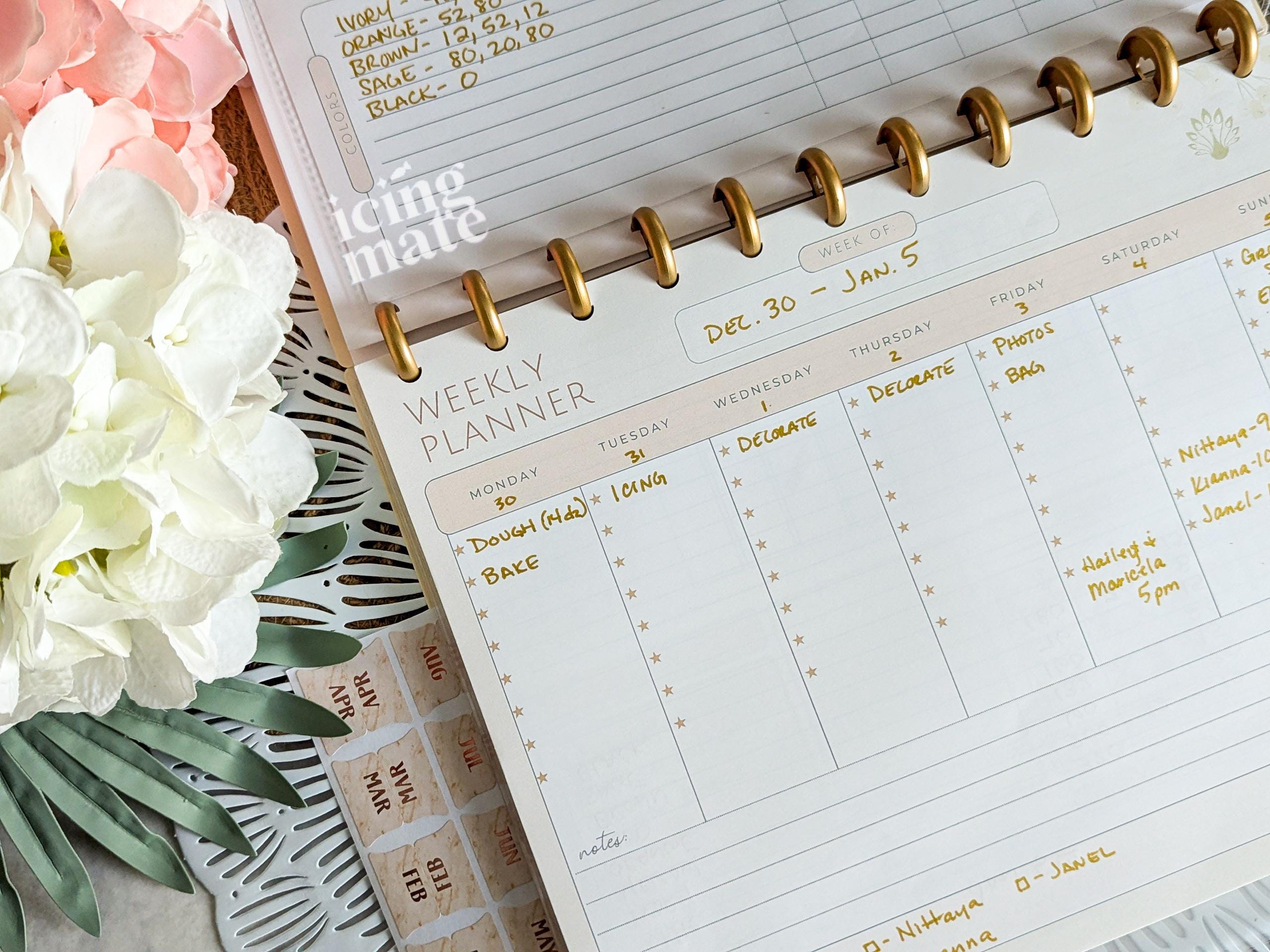 Refills for Cookie Planner - physical planner