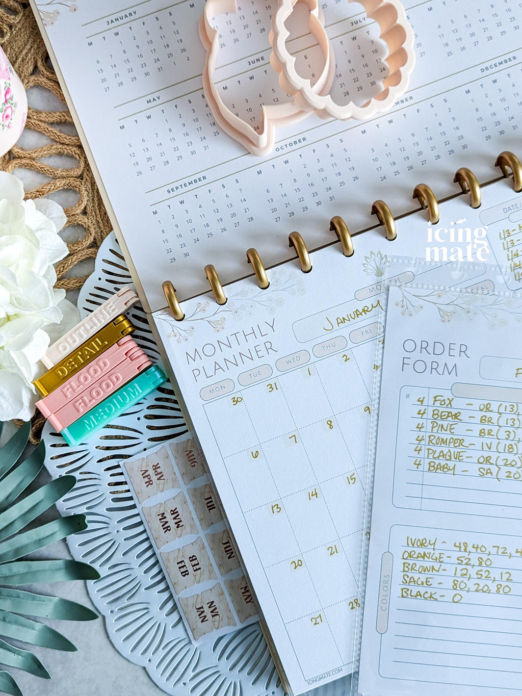 Refills for Cookie Planner - physical planner