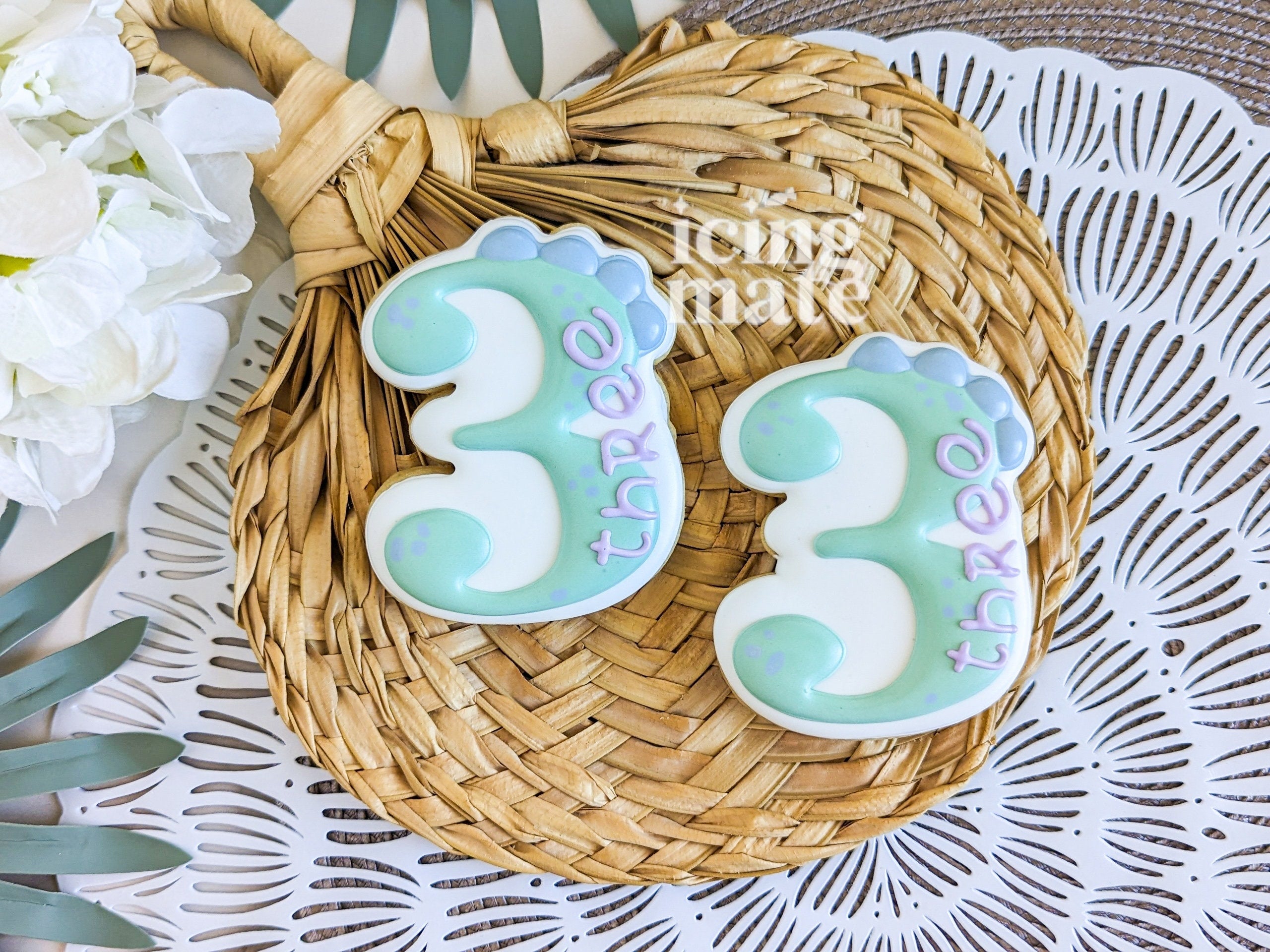 Three Rex- Dinosaur cookie cutter set