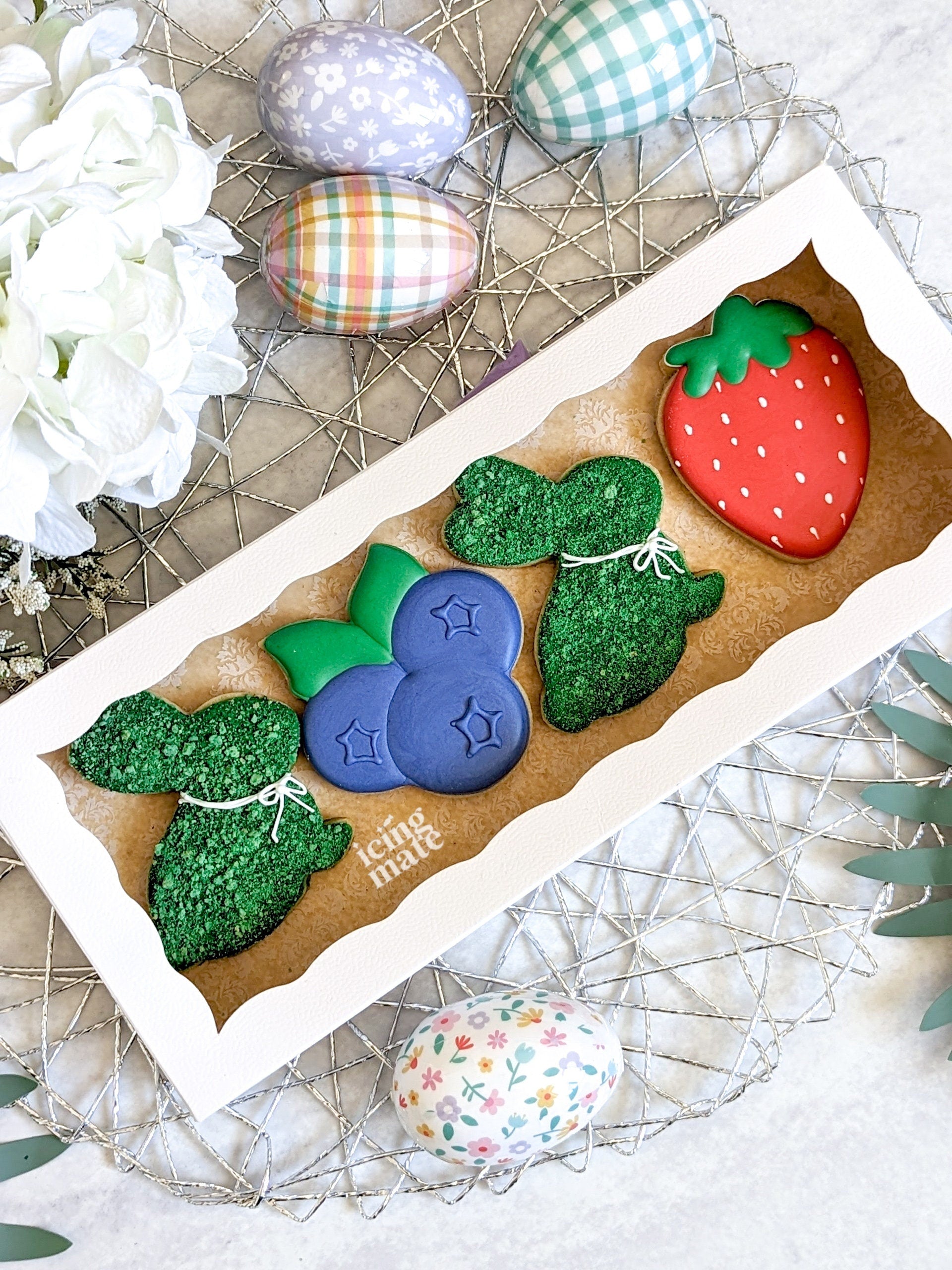 Easter Cookie Cutters- Some Bunny Loves You Berry Much- Cutters Only