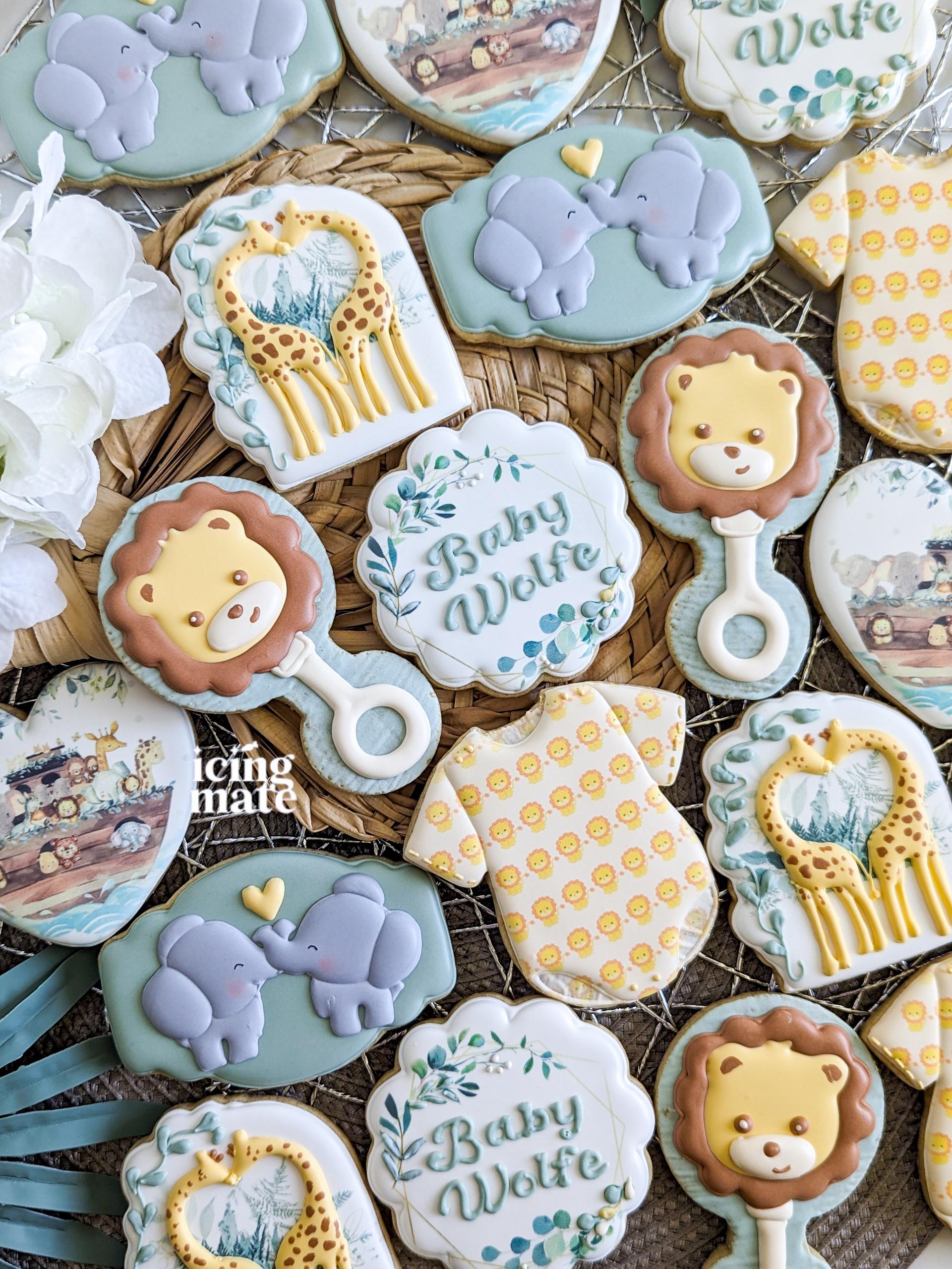 Baby Shower Cookie Cutters-  Neutral Safari