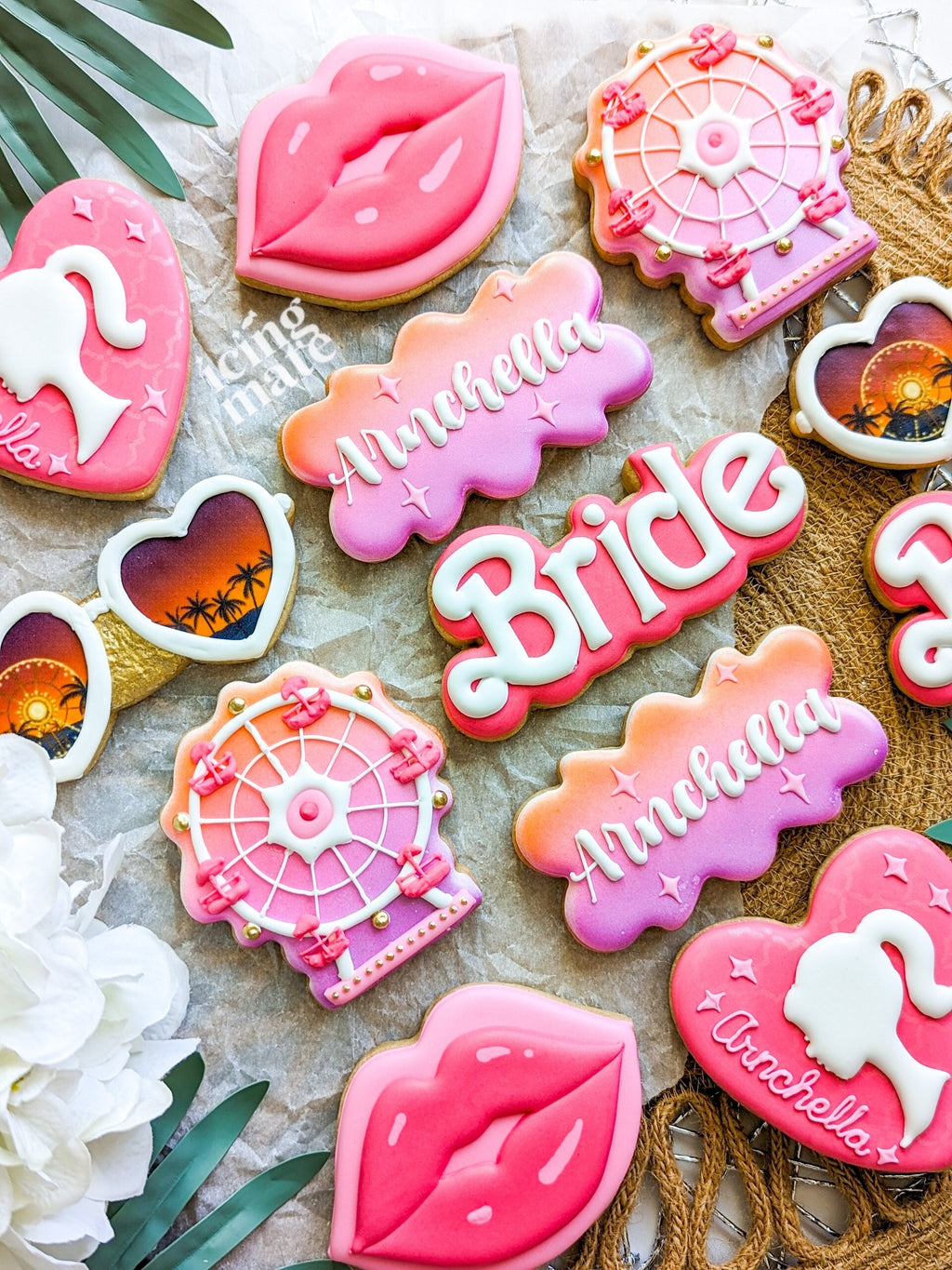 Coachella Bachelorette Cookie Cutters- Bridal Shower Cutters- Ferris Wheel